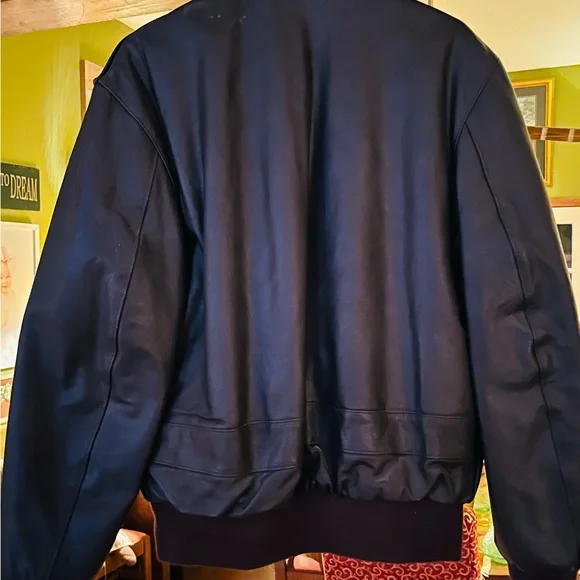 Excelled A2 Brown Leather Jacket, Size L (Tall), NWT